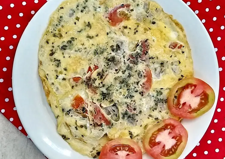 Cara Menyajikan Beff slice omelette Lezat Mantap