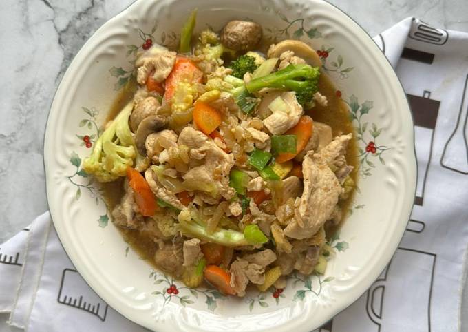 Resep Ayam Cah Jamur Oleh Rini Dwi Astuti Cookpad