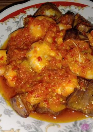 Foto resep Terong udang balado