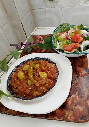 صورة لوصفة سلاطة مشوية