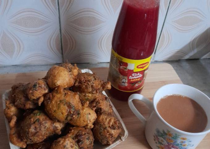 Easiest Way to Make Favorite Methi pakoda with tea