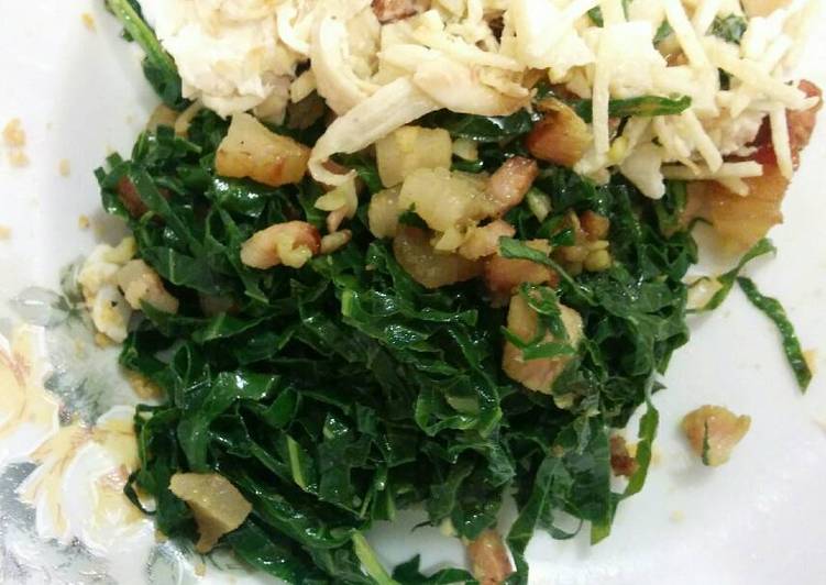 Couve refogada com bacon - Tudogosreceitas