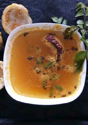 A picture of Passion Fruit Soup.