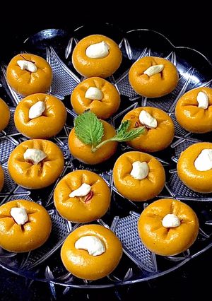 A picture of Mango Kesar peda.