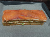 Pastel frío de pan de molde