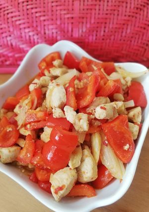 Foto resep Ayam paprika pedas manis