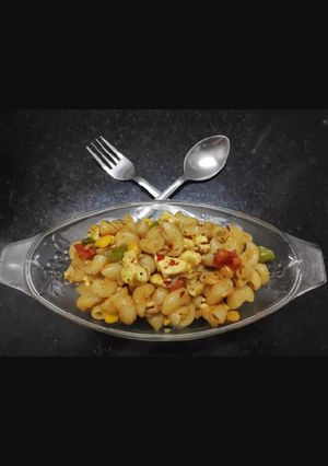 A picture of Veg Macaroni Pasta.