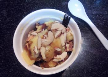 Easy Fast Cooking Toffee Apple Strawberry Ginger   Crunchy Crumble Practical Delicious