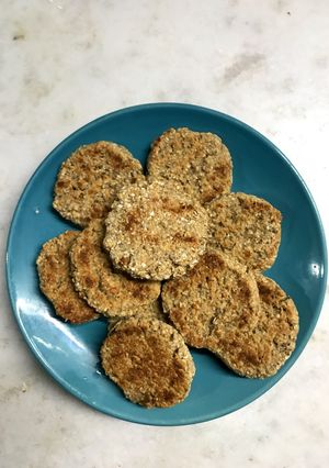 Una foto de Galletas de avena (dos ingredientes)