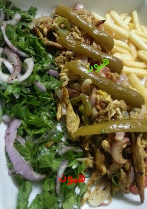 A picture of Chicken Shawarma.
