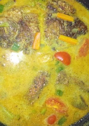Foto resep Gurami bumbu kuning