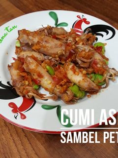 Foto resep Sambel Cumi Asin Pete