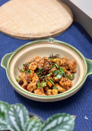 Foto resep Ayam Pedas La Zi Ji