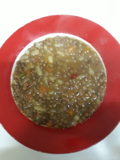 Una foto de Lentejas con verduras