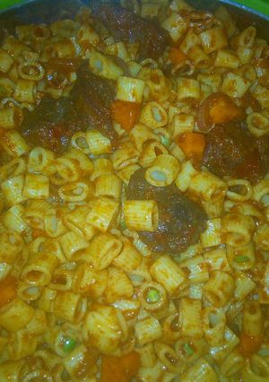 A picture of Jollof macaroni 2.
