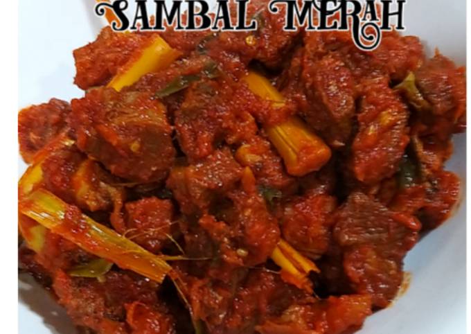 Resipi Daging Masak Sambal Merah Oleh 🅰️sm H👩‍🍳👨‍🍳 Has🅱️ullah Cookpad