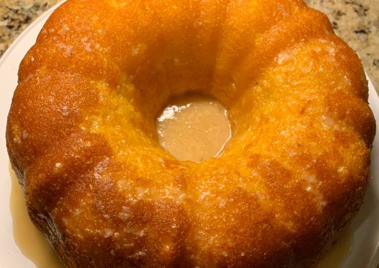 Steps to Prepare Homemade Lemon Bundt Cake