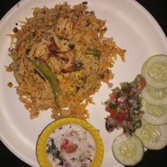 A picture of Chana dal biryani.
