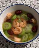 SP.1017 - Canh Mướp Hương Nấu Tôm Rim Táo Đỏ