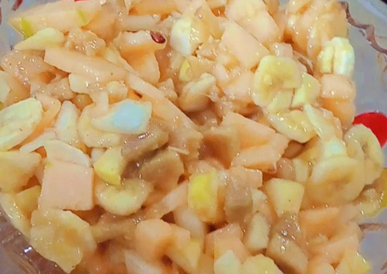 Tangy chilli fruit chaat