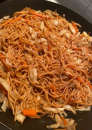 Pirított Zöldséges Paste 🥢 recept fotója