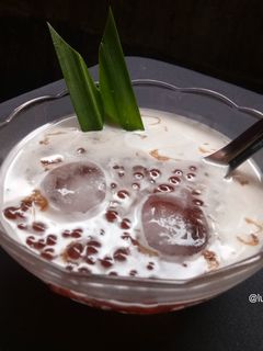 Foto resep Bubur mutiara kuah siram santan
