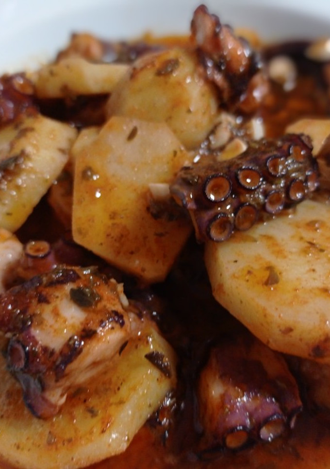 Una foto de Pulpo a la salobreña