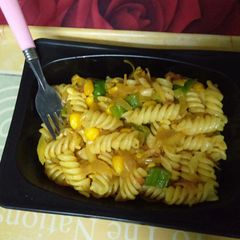 A picture of Indian Style Pasta.