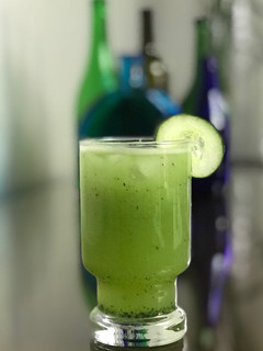 Una foto de Agua Fresca de Pepino