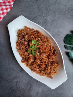 Foto resep Gepuk Ayam Suwir Serundeng