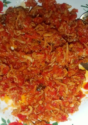 Foto resep Sambal ikan teri medan