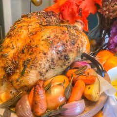 A picture of Herb Butter Roasted Turkey Breast.