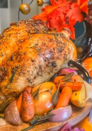 A picture of Herb Butter Roasted Turkey Breast.