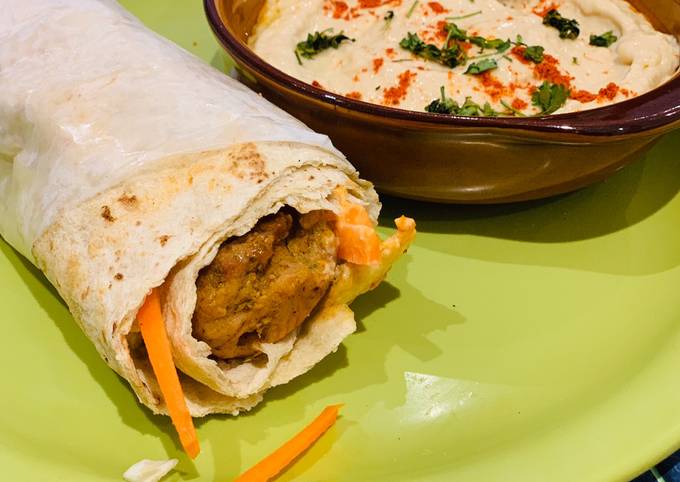 Malai Tikka Roll Recipe