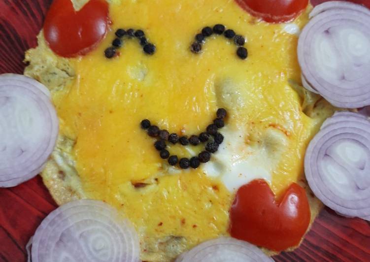 Simple Way to Prepare Favorite Smiley Omlet 🥰🥰