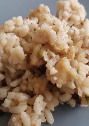 Une photo de Risotto aux champignons (vegan)