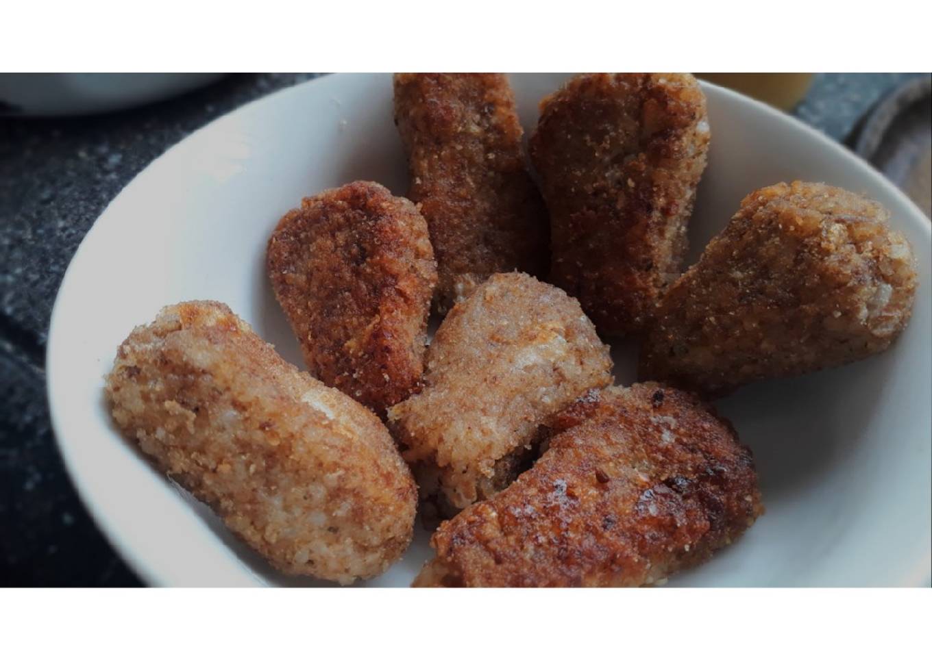 Nuggets vegan de champiñones