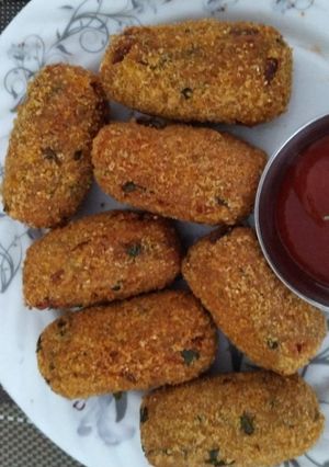 कॉर्न कबाब (corn kebab recipe in marathi) रेसिपी चे मुख्य फोटो 