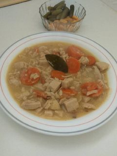 Una foto de Pollo en salsa