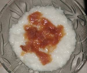 Cara Cepat Bubur Nasi Topping Gula Merah Enak Bergizi