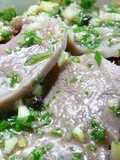 Lengua de cordero a la vinagreta