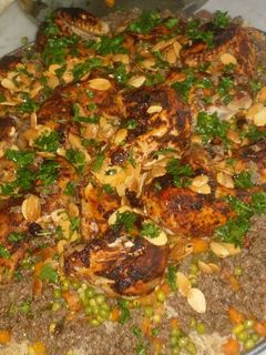 صورة لوصفة اوزي الدجاج