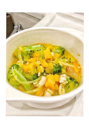 Foto resep MPasi Sup Kabocha Brokoli