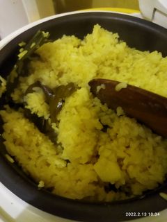 Foto resep 8. Nasi gurih ricecooker