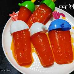 A picture of ऑरेंज आइस्क्रीम (orange ice cream recipe in Hindi).