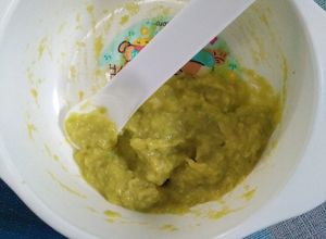 Foto resep Menu tunggal MPASi 6 bulan, alpukat + evoo