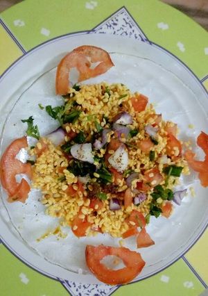 A picture of Moong Dal salad.