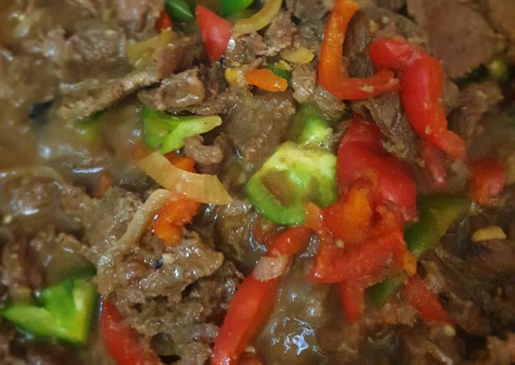 Sapi teriyaki lada hitam