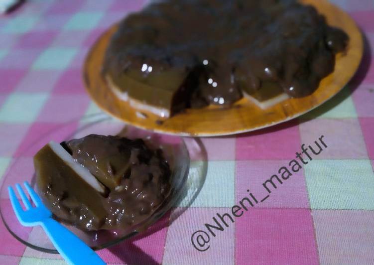 Puding vla coklat Anak Kost