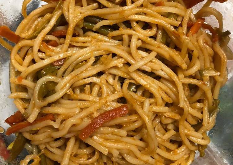 Homemade Vegetable Noodles